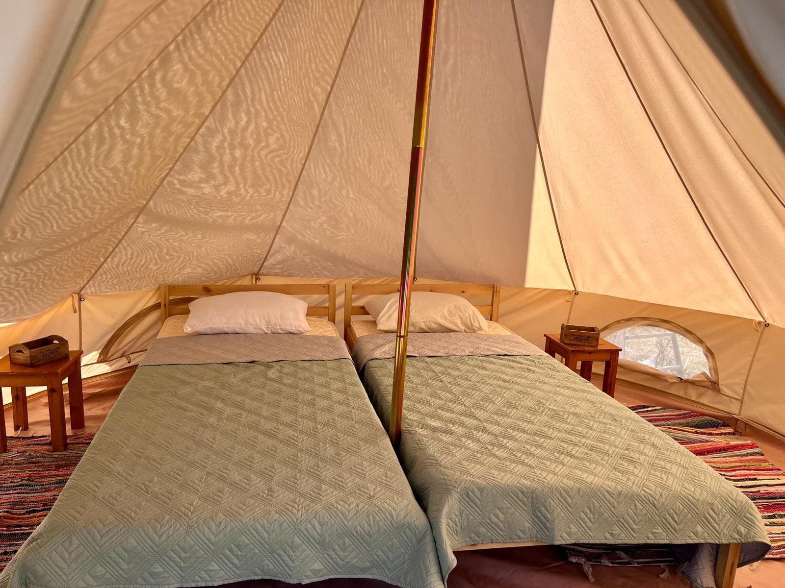 Glamping area in Zaros